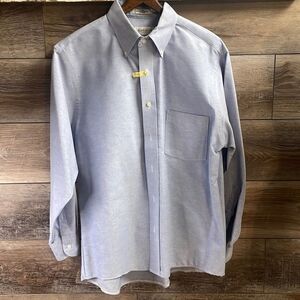 Vanheusen Mens Wrinkle Free Long Sleeve Dress Shirt 16 1/2 32/33